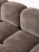 Bom Köşe Koltuk Kahve Dokuma Kadife