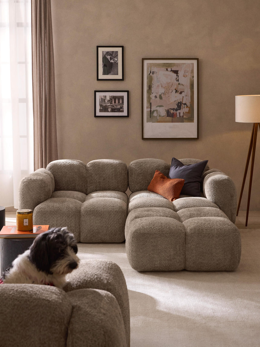 Bom Köşe Koltuk Kahve Teddy