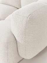 Bom Köşe Koltuk Kırık Beyaz Bukle