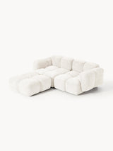 Bom Köşe Koltuk Kırık Beyaz Teddy