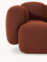 Bom Köşe Koltuk Terakota Bukle