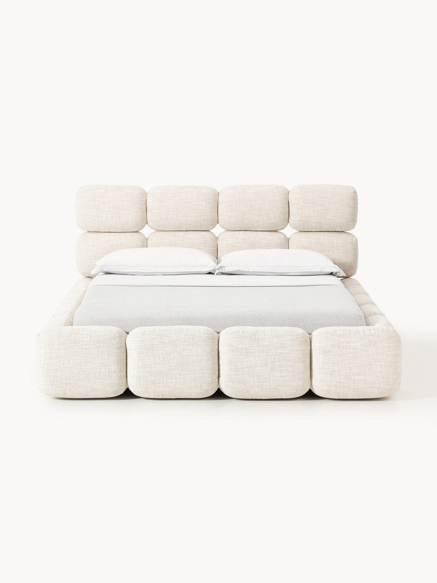 Bom Plus Çift Kişilik Karyola Açık Bej Bukle