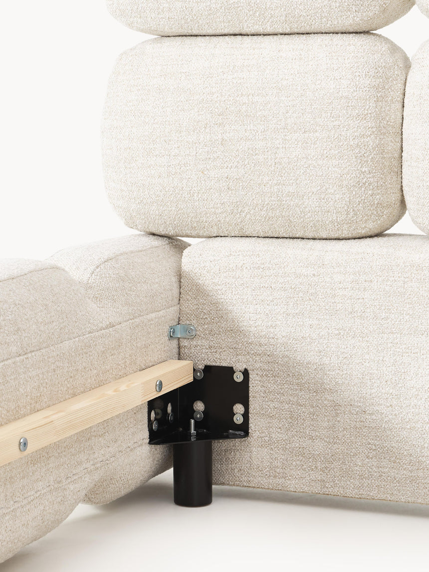 Bom Plus Çift Kişilik Karyola Açık Bej Bukle