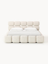 Bom Plus Çift Kişilik Karyola Açık Bej Bukle