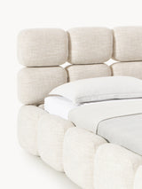 Bom Plus Çift Kişilik Karyola Açık Bej Bukle