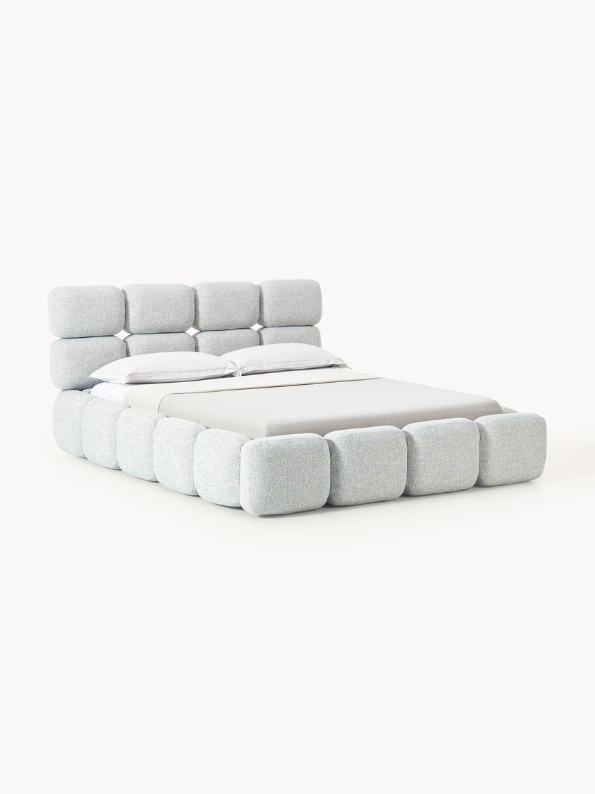 Bom Plus Çift Kişilik Karyola Açık Mavi Bukle