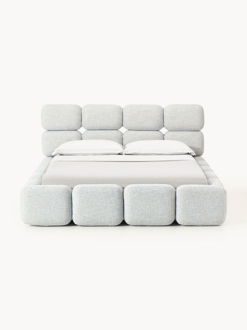 Bom Plus Çift Kişilik Karyola Açık Mavi Bukle