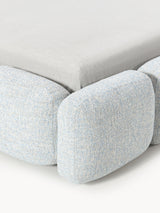 Bom Plus Çift Kişilik Karyola Açık Mavi Bukle