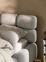 Bom Plus Çift Kişilik Karyola Açık Mavi Bukle