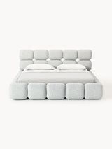 Bom Plus Çift Kişilik Karyola Açık Mavi Bukle