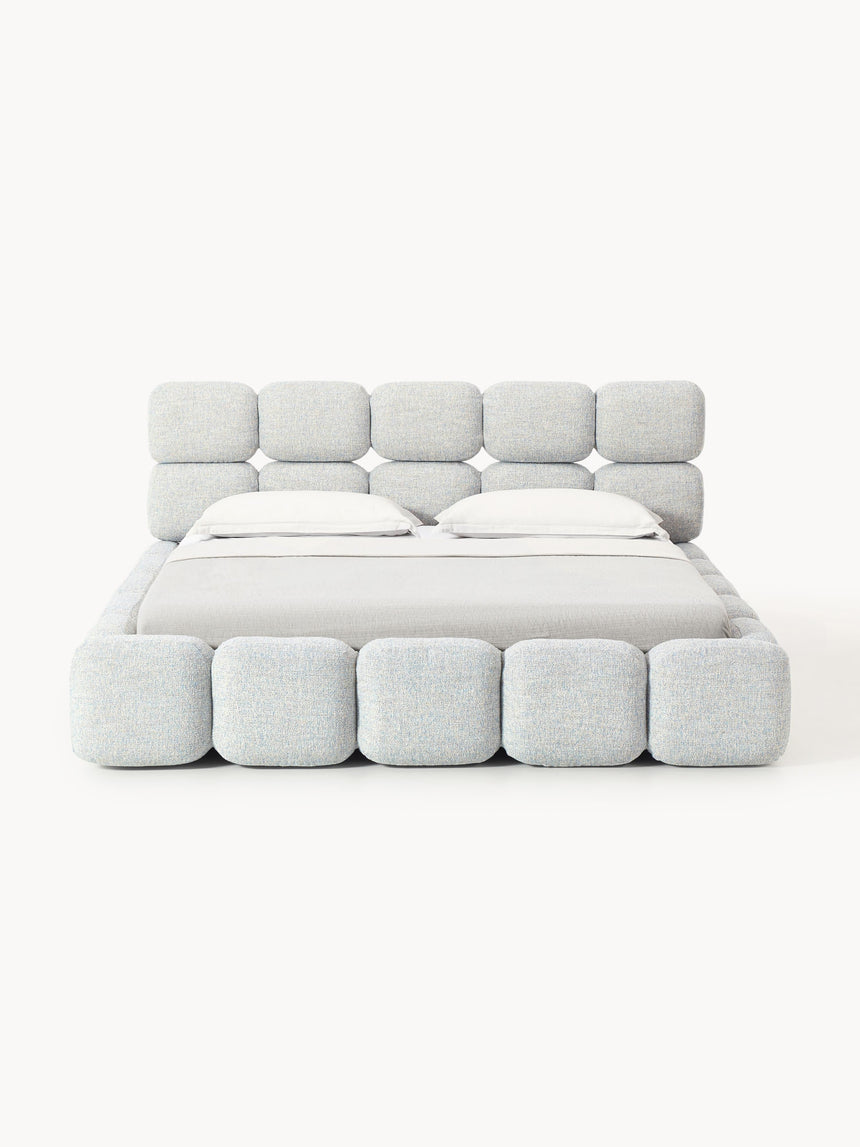 Bom Plus Çift Kişilik Karyola Açık Mavi Bukle