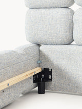 Bom Plus Çift Kişilik Karyola Açık Mavi Bukle