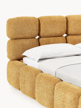 Bom Plus Çift Kişilik Karyola Hardal Teddy