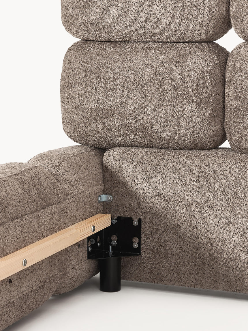 Bom Plus Çift Kişilik Karyola Kahve Teddy