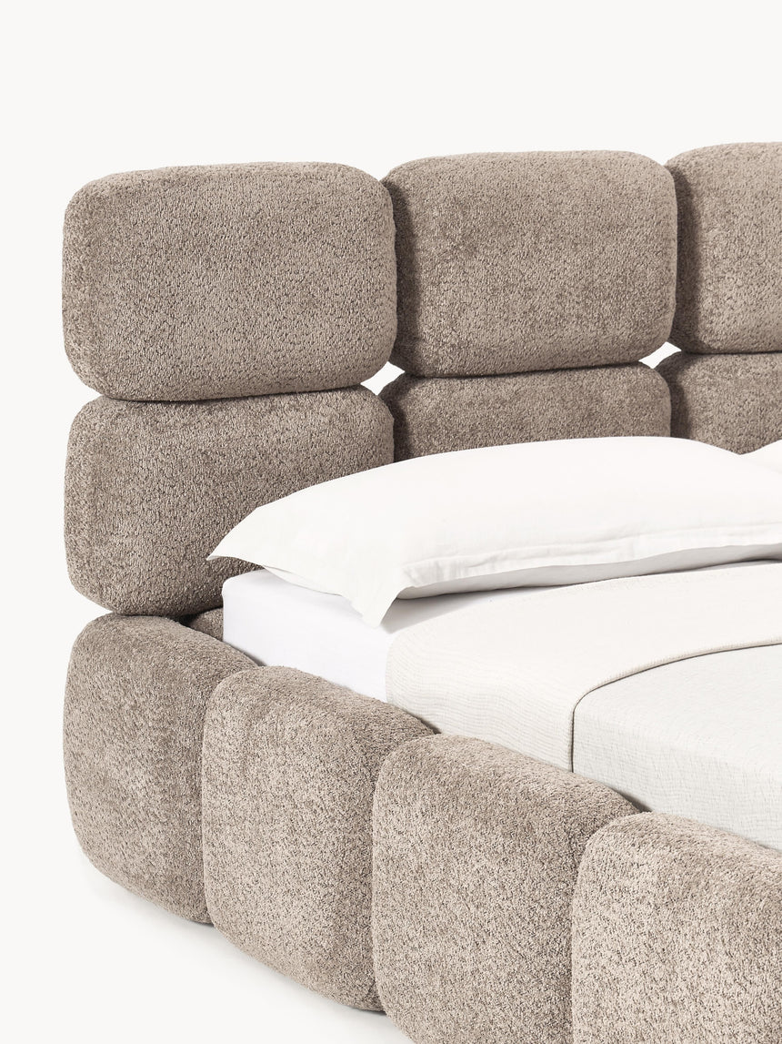 Bom Plus Çift Kişilik Karyola Kahve Teddy