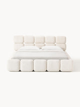 Bom Plus Çift Kişilik Karyola Kırık Beyaz Teddy