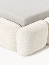 Bom Plus Çift Kişilik Karyola Kırık Beyaz Teddy