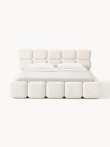 Bom Plus Çift Kişilik Karyola Kırık Beyaz Teddy