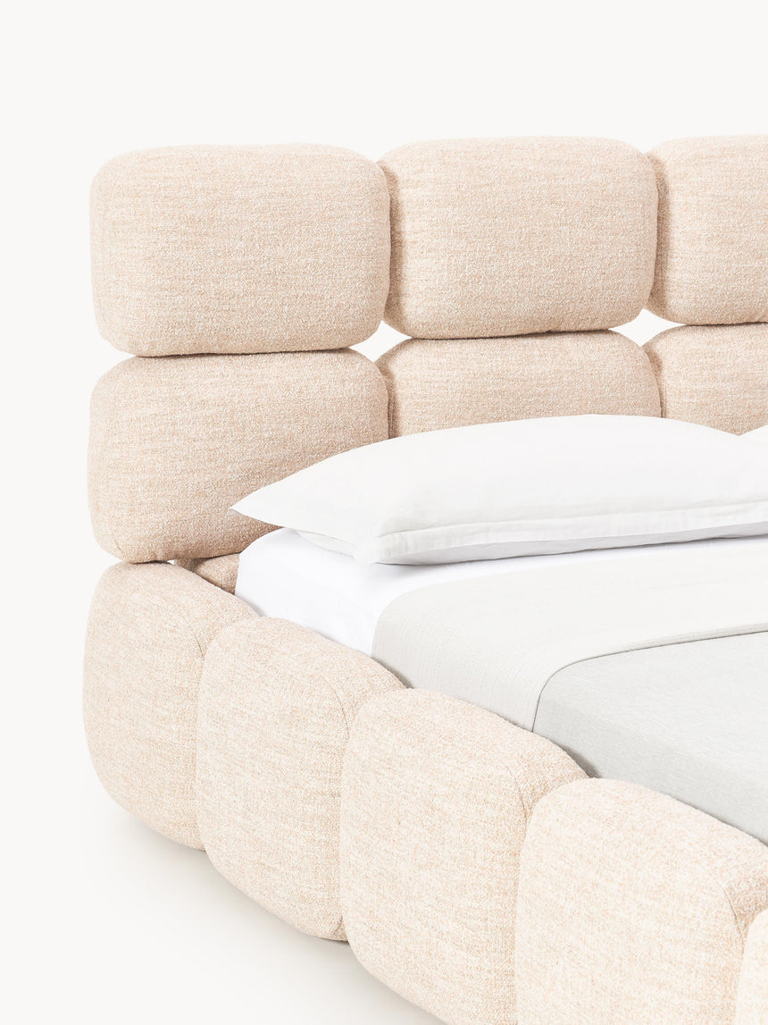 Bom Plus Çift Kişilik Karyola Şeftali Bukle