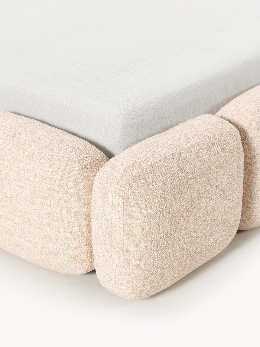 Bom Plus Çift Kişilik Karyola Şeftali Bukle