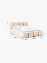 Bom Plus Çift Kişilik Karyola Şeftali Bukle