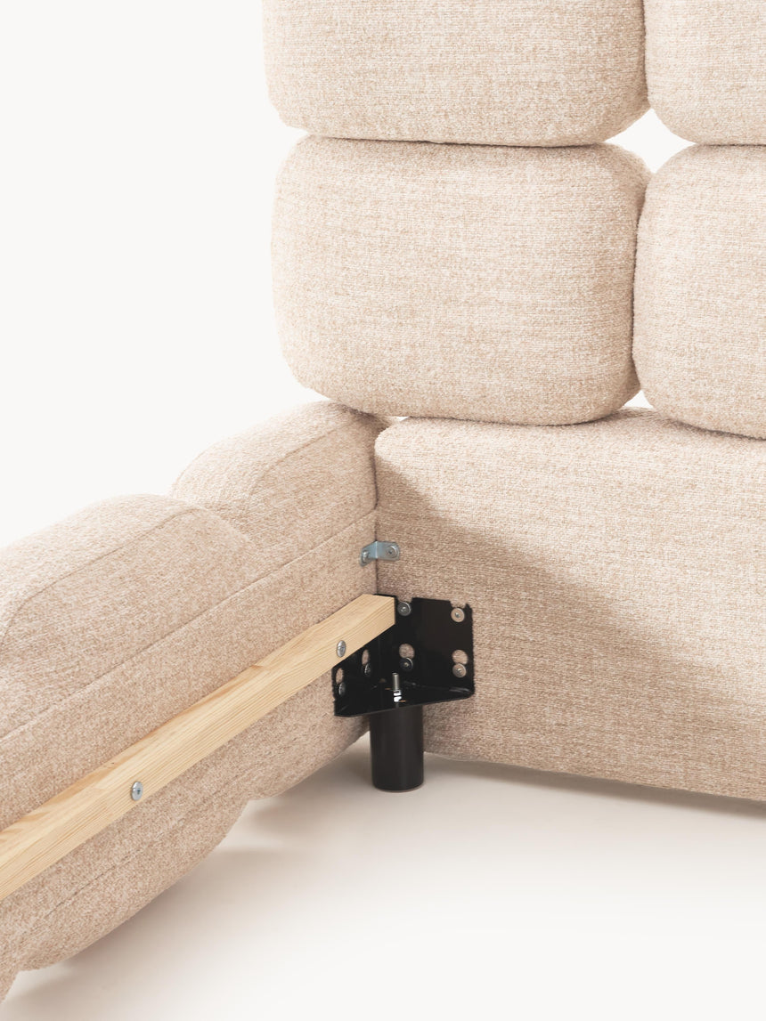 Bom Plus Çift Kişilik Karyola Şeftali Bukle