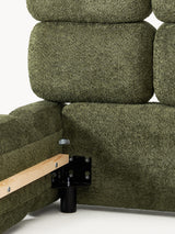 Bom Plus Çift Kişilik Karyola Yeşil Teddy