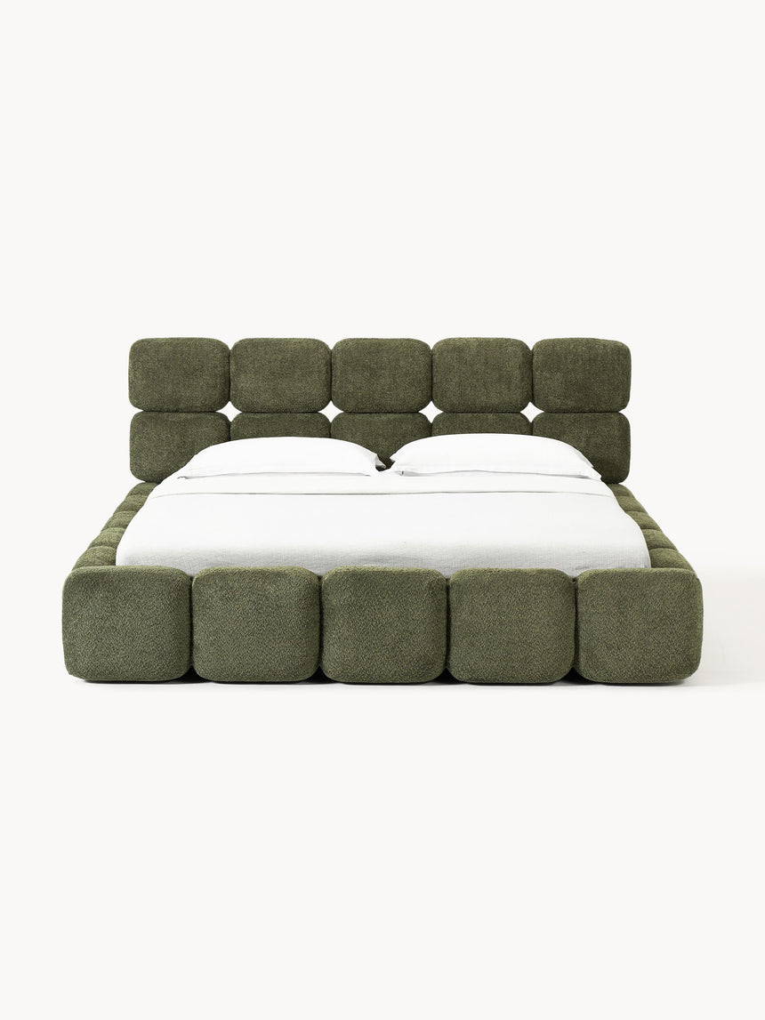 Bom Plus Çift Kişilik Karyola Yeşil Teddy