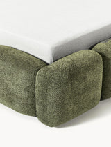 Bom Plus Çift Kişilik Karyola Yeşil Teddy