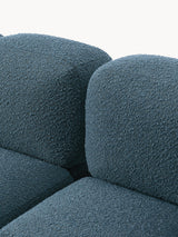 Bom Plus Köşe Koltuk Gri Mavi Bukle