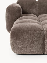 Bom Plus Köşe Koltuk Kahve Dokuma Kadife