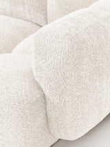 Bom Plus Köşe Koltuk Kırık Beyaz Teddy