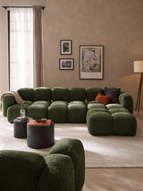 Bom Plus Köşe Koltuk Yeşil Teddy