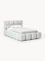 Bom Plus Tek Kişilik Karyola Açık Mavi Bukle