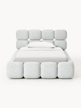 Bom Plus Tek Kişilik Karyola Açık Mavi Bukle