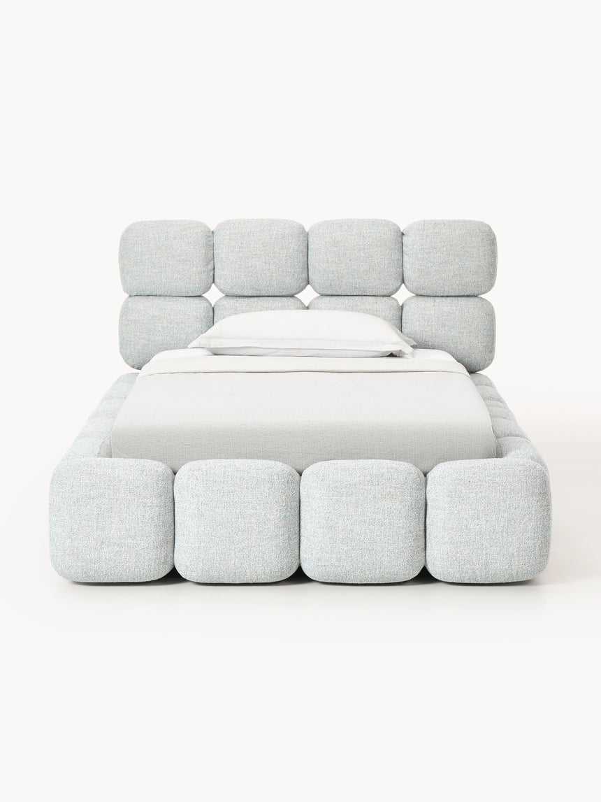 Bom Plus Tek Kişilik Karyola Açık Mavi Bukle