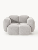 Bom Tekli Koltuk Gri Bukle