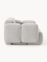 Bom Tekli Koltuk Gri Bukle