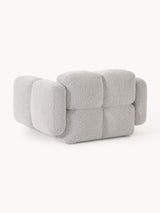 Bom Tekli Koltuk Gri Bukle