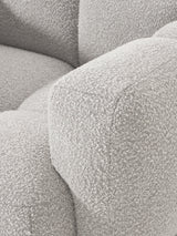 Bom Tekli Koltuk Gri Bukle