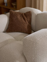 Bom Tekli Koltuk Kırık Beyaz Bukle