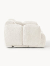 Bom Tekli Koltuk Kırık Beyaz Teddy