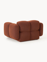 Bom Tekli Koltuk Terakota Bukle