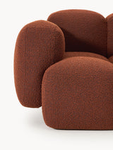 Bom Tekli Koltuk Terakota Bukle