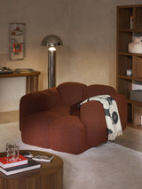 Bom Tekli Koltuk Terakota Bukle