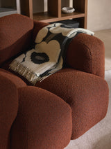 Bom Tekli Koltuk Terakota Bukle