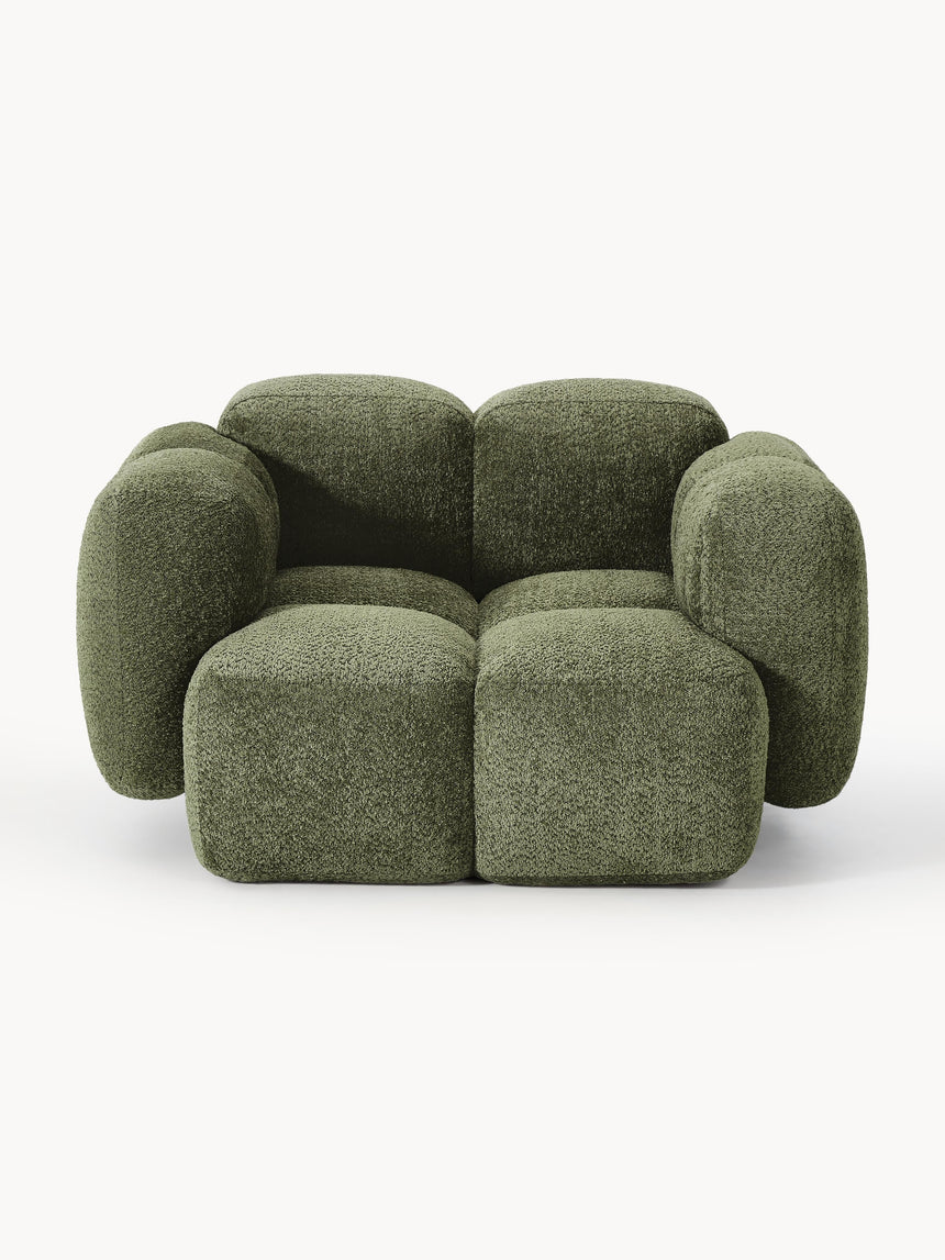 Bom Tekli Koltuk Yeşil Teddy