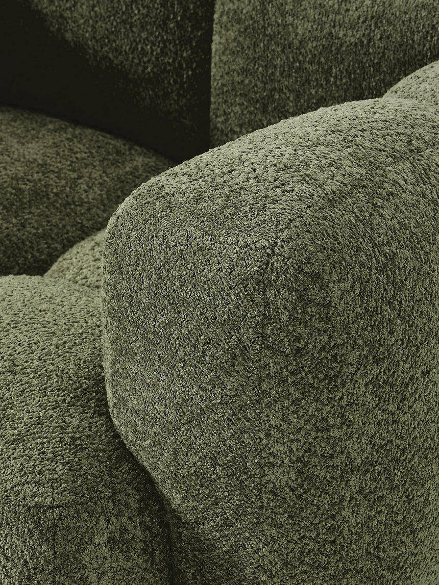 Bom Tekli Koltuk Yeşil Teddy