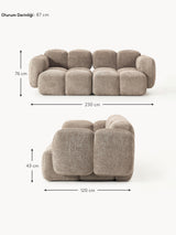 Bom Üçlü Koltuk Kahve Teddy