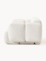 Bom Üçlü Koltuk Kırık Beyaz Bukle